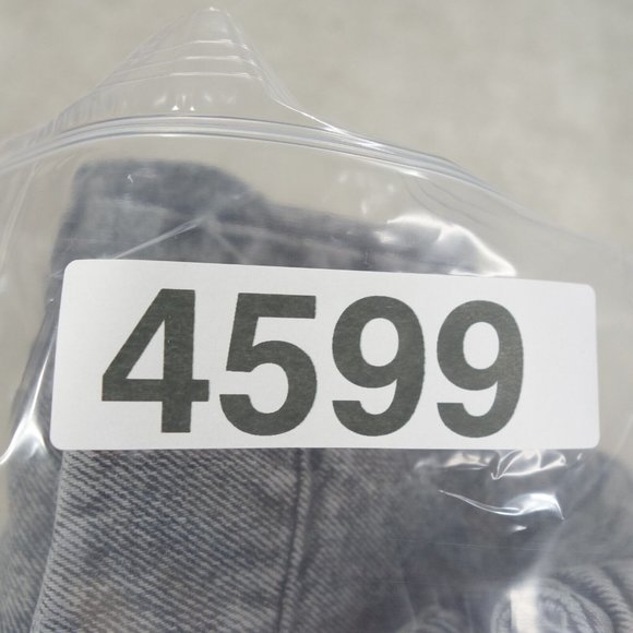 Collusion Jeans Womens 28 Gray Charcoal Wash Wide Leg High Rise Crop Denim - Picture 11 of 11